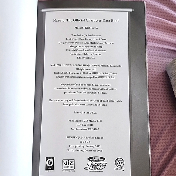 NARUTO THE OFFICIAL CHARACTER DATA BOOK - Picture 4 of 4